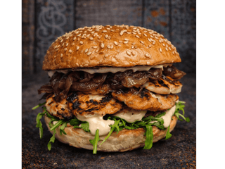 Grilled Chicken Halloumi