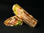 Wrap su tigrinėmis krevetėmis