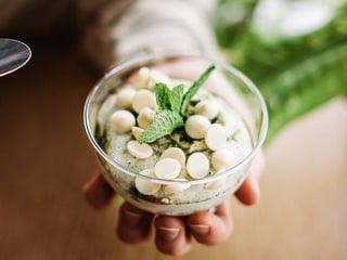 Matcha & biela čokoláda