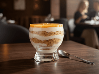 Вершковий трайфл з карамеллю