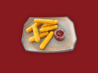 Сирні палички з ягідним соусом