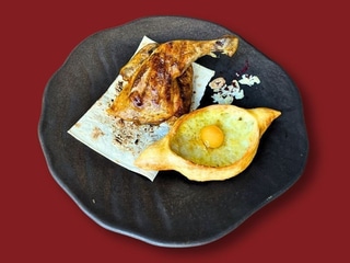 Курча з міні-хачапурі