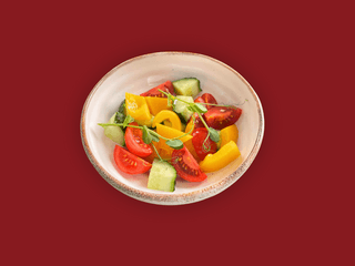 Дитячий салат зі свіжих овочів