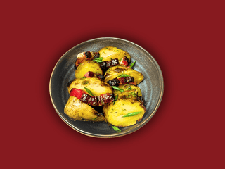 Картопля з беконом