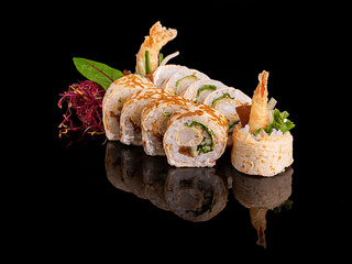 Tamago maki Krewetka w tempurze
