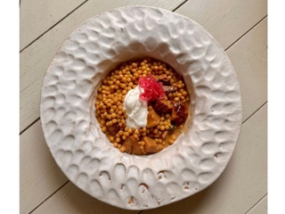 Poltava millet "Kruptsi" with porchini mushrooms 