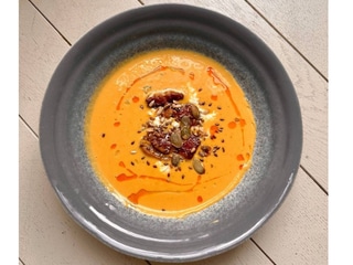 Pumpkin cream-soup