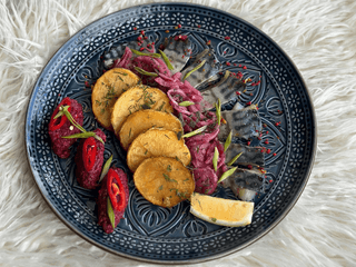 Скумбрія маринована по - Тбіліськи