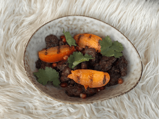 Печінка з хурмою по-грузинськи