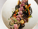 Тунець з овочами WOK