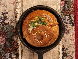 Жульєн з куркою та печерицями