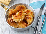 Смажені вареники з картоплею та сиром
