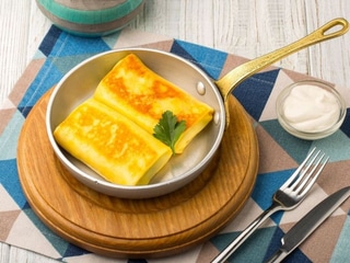 Млинці з картоплею та сиром