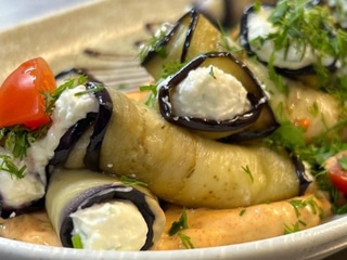 Рулетики з баклажану