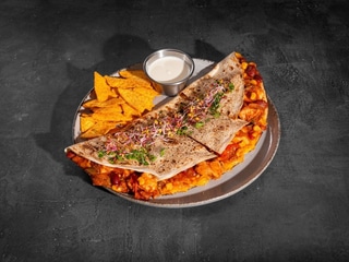 QUESADILLA CHICKEN, CHEESE & BACON