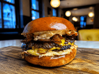 Chilli Maple burger menu
