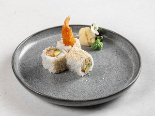 S57. Ebi Tempura Uramaki 6ks