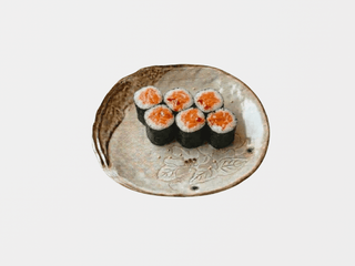 S40. Sake Spicy Maki 6ks