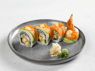 S80. Sake Avocado Royal Roll 8ks