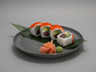S72. Maguro Spicy Tobiko Roll