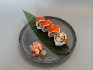 S73. Ebi Tobiko Roll