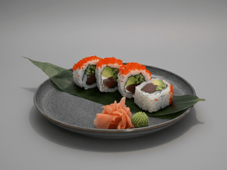 S71. Maguro Tobiko Roll