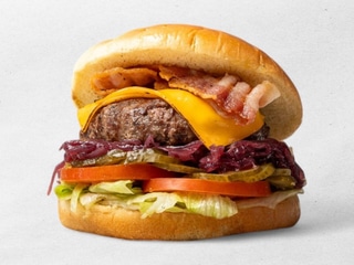 BBQ hovädzí burger