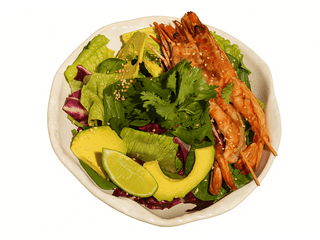 Салат з креветкою та авокадо