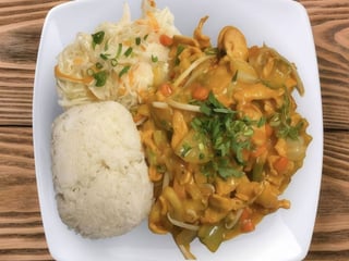 Kurczak curry po thailandzku