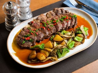 Стріплоїн (Україна) з картоплею та овочами