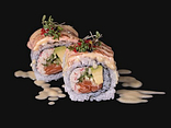 F5. Salmon on fire roll