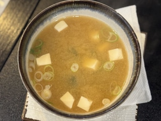 Miso polévka tofu