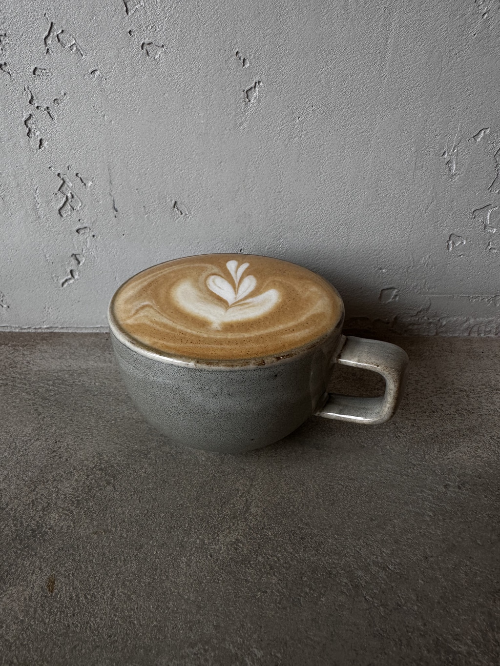 Latte with latte art