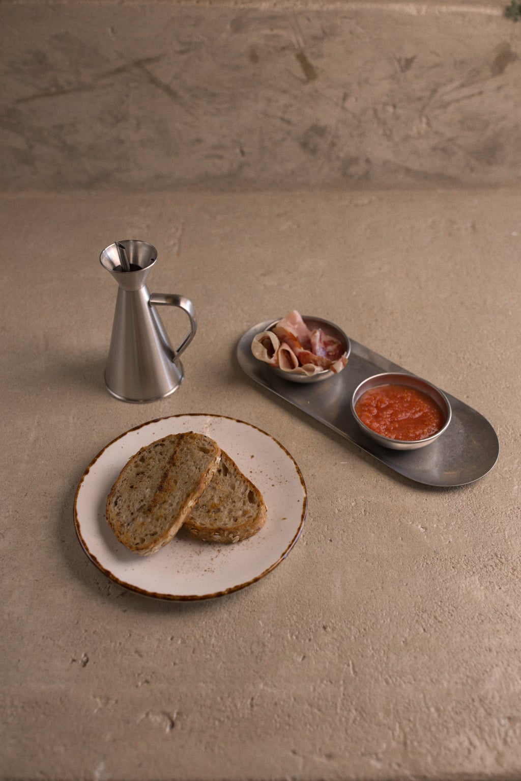 Toast for breakfast at HAVEN, café in Malilla, Valencia
