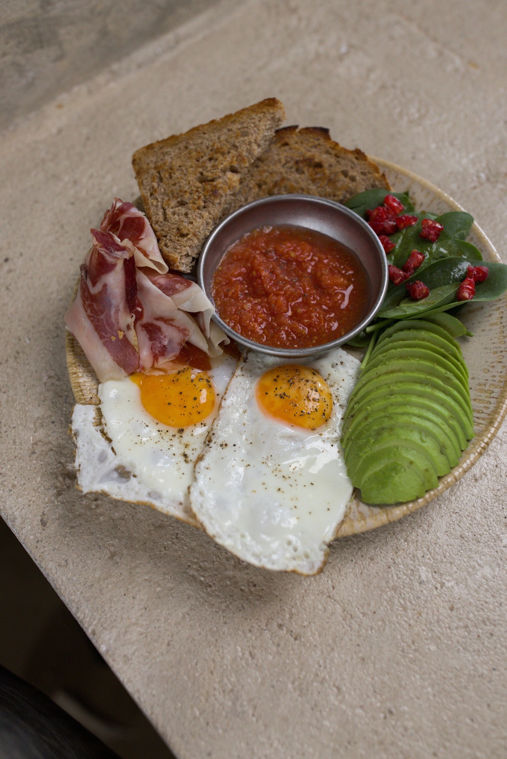 Huevos Combo with your choice of protein at HAVEN, Malilla