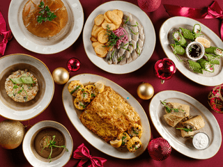 Новорічна вечеря з лососем