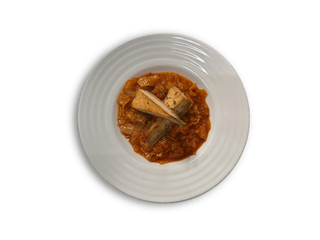 Tofu na paradajkovej kapuste