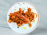 Shrimps e Pomodoro