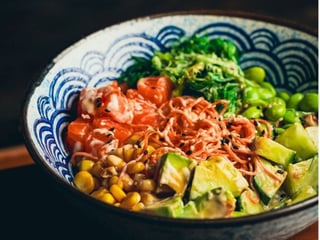 Menu 6 - Sake Poke Bowl