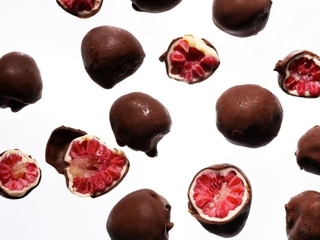 Малина-лимон в чорному шоколаді 