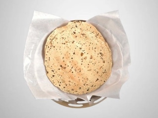 Papad z sosem miętowym