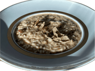 Різотто з білими грибами та трюфелем