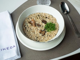 Вівсяна каша з Горгонзолою Дольче та чорним Трюфелем