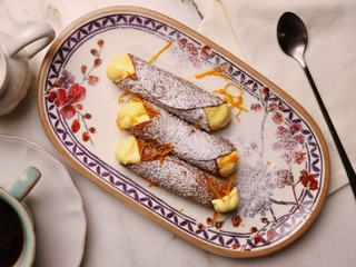 Каноллі з мандариновим кремом