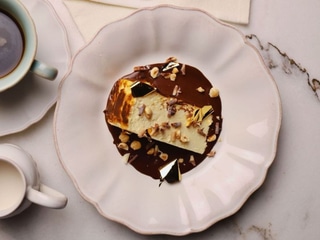 Чізкейк з шоколадним ганашем