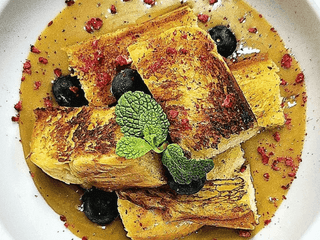 Opekance s pistáciovým krémom