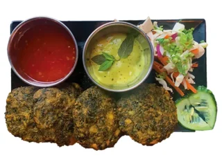 Hari Bhari Tikki grillowanymi w piecu
