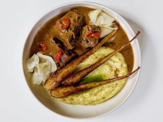 Томлені щічки з трюфельним пюре