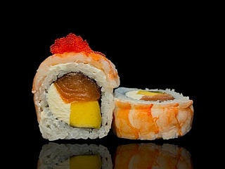 PHILADELPHIA SAKE EBI MANGO 8 szt.