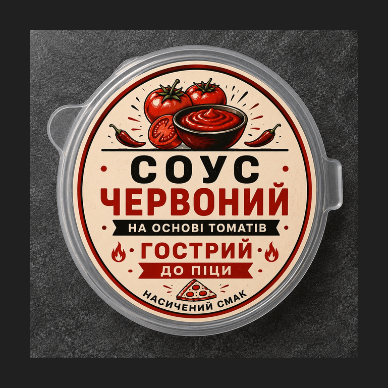 Соус червоний гострий